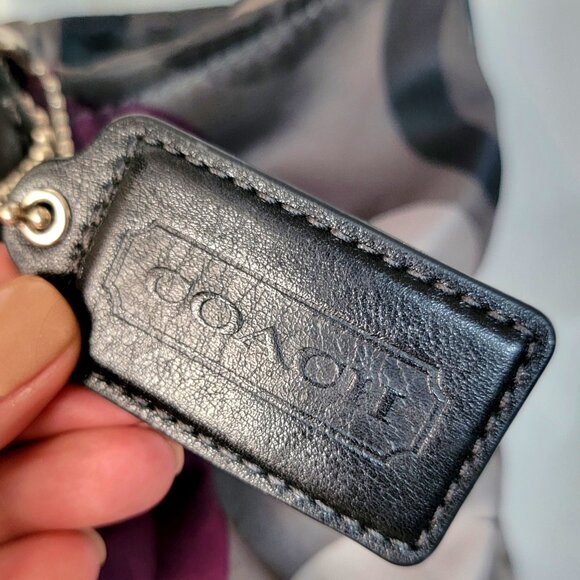 Coach Madison Sophia 2010 Sateen Clover Tote / Crossbody Bag ~ Retail $249 - Picture 2 of 9